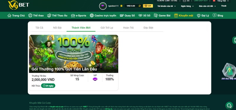 Nhận ngay 100% giá trị tiền gửi cùng cơ hội nhận thưởng hấp dẫn