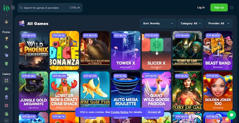 Những ưu điểm của nhà cái Wild.io