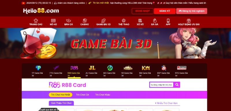 Đánh bài online tại HELLO